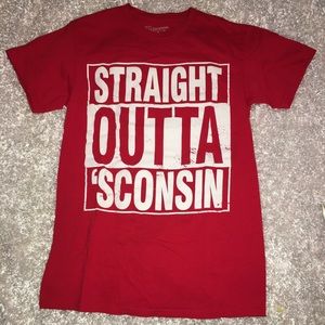 Straight outta sconsin afternoon tee shirt